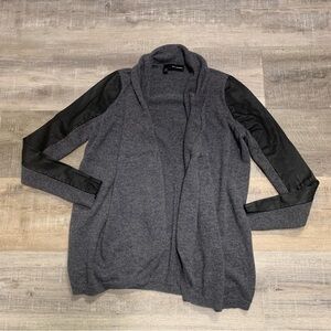 The Kooples Open Front Wool Blend Gray Cardigan Sweater Women’s Size 0
